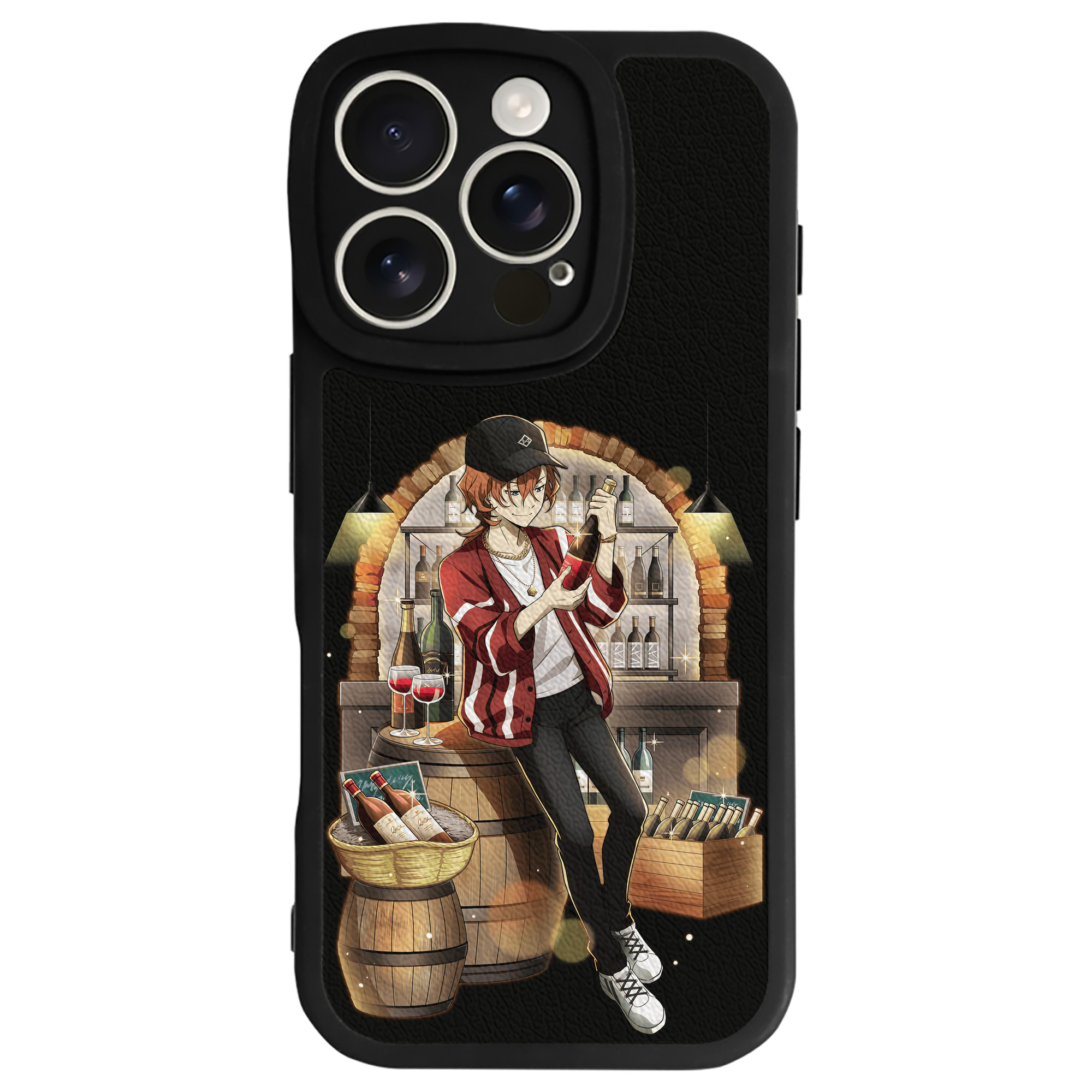 （画像用） 文豪ストレイドッグス Bungo Stray Dogs 【iPhone 16シリーズ対応】シリコンスマホケース（レザー調） 材質：シリコン